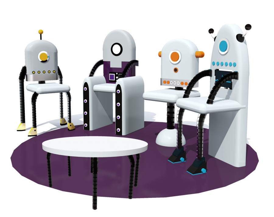 Комплект детской мебели «Роботы»