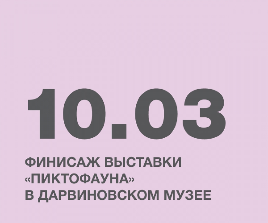 Финисаж выставки &laquo;Пиктофауна&raquo; в Дарвиновском музее